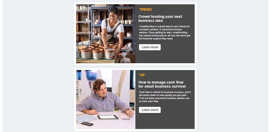 Example of referral marketing in retention emails