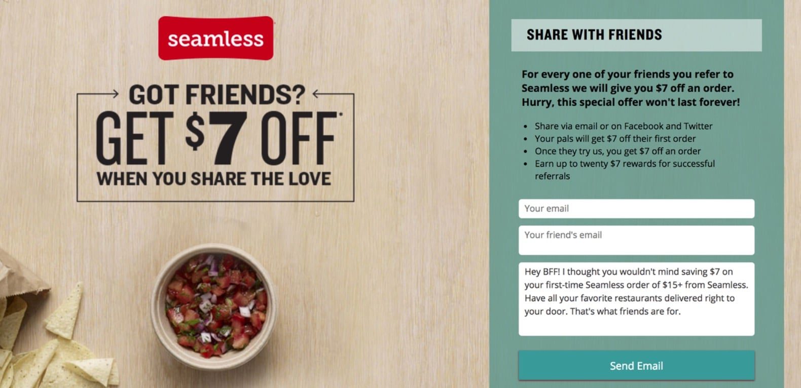 Ecommerce Referral Program Example