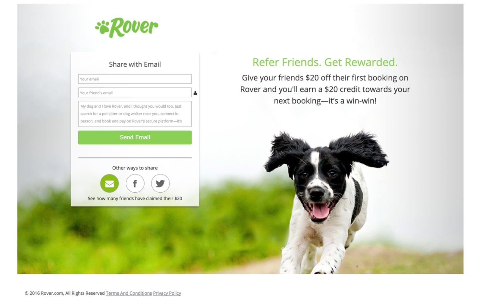 Ecommerce Referral Program Example