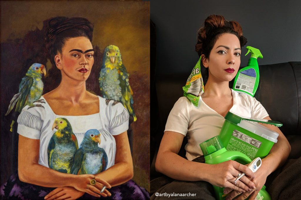 Getty museum viral COVID lockdown challenge social marketing example