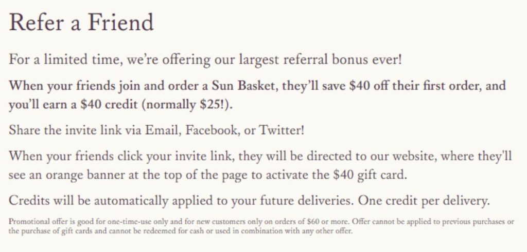 Referral Marketing Example