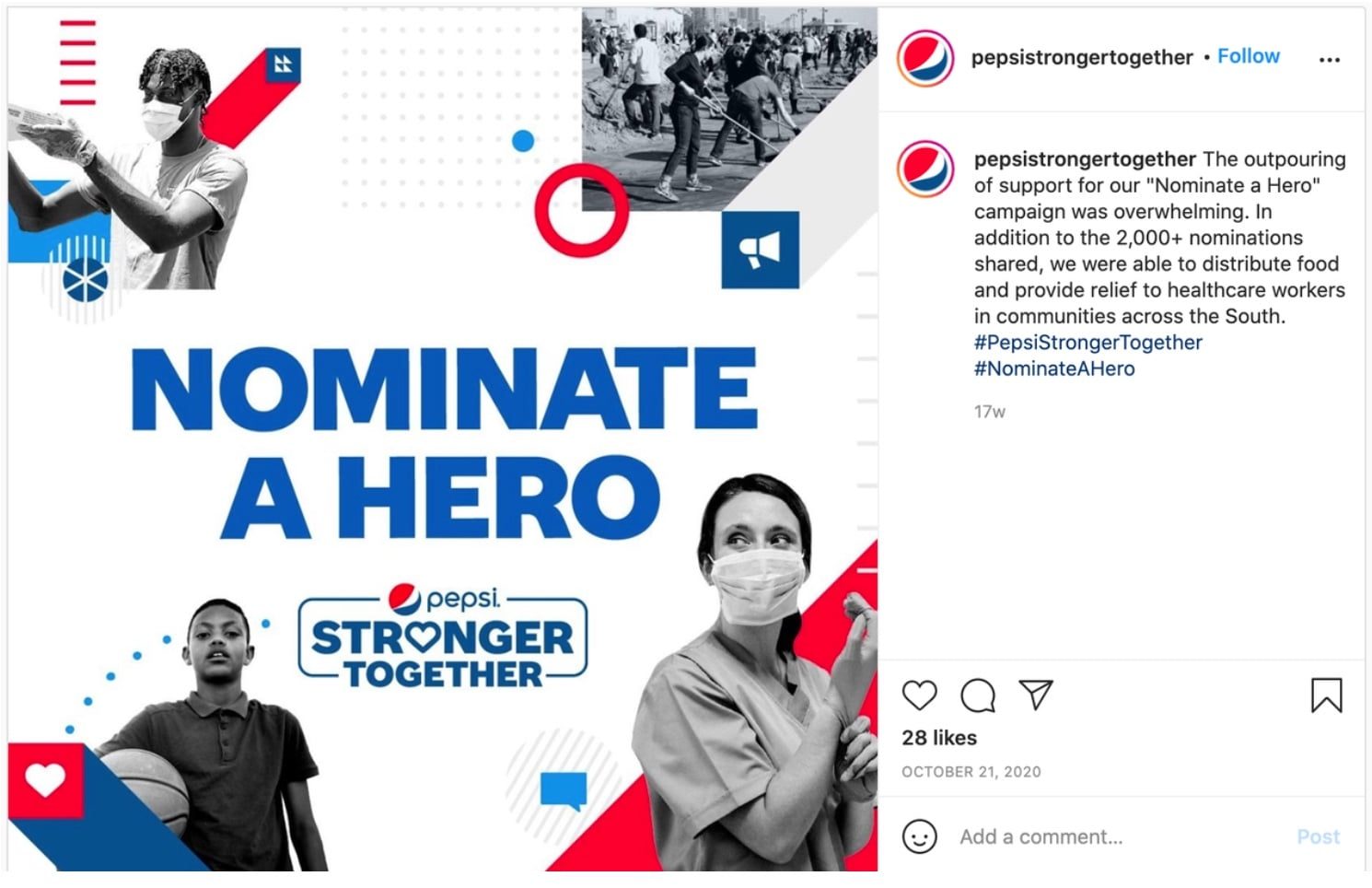 Nominate a Friend Campaign Example