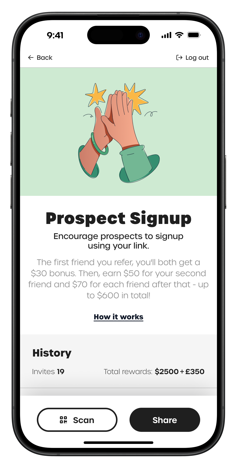 Referral ideas for telecom: Go Extole mobile app for field employee referrals