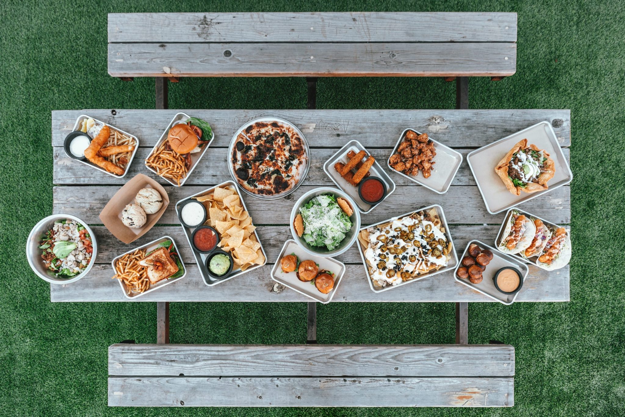 food on the table