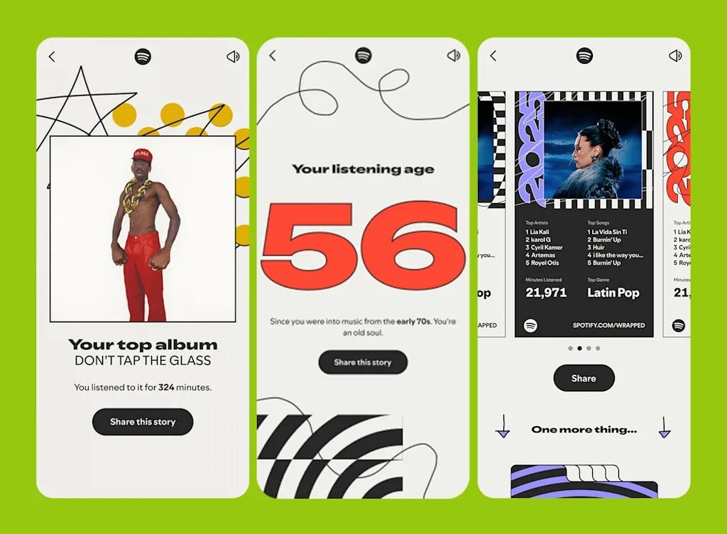 Spotify wrapped is a great example of a social marketing campaign that drives community building and brand identity.