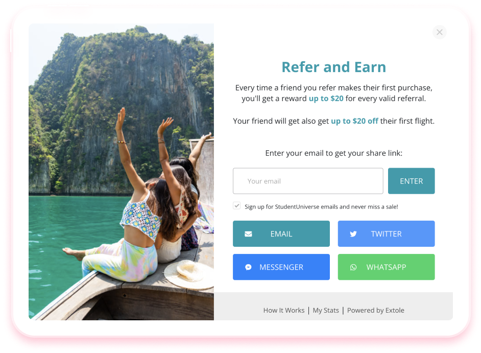 Travel program integration